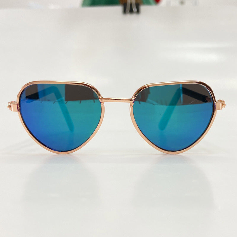 KFX-1307581 Mini Cat Sunglasses in Various Colorful Designs - Ideal for Pet Fashion
