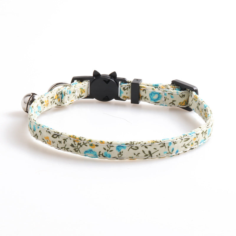 KFX-1307965 Comfortable Cotton Cat Collar - Soft Fabric for Your Feline Friend