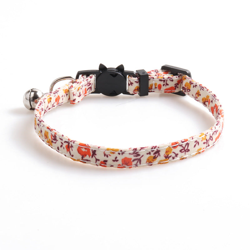 KFX-1307965 Comfortable Cotton Cat Collar - Soft Fabric for Your Feline Friend
