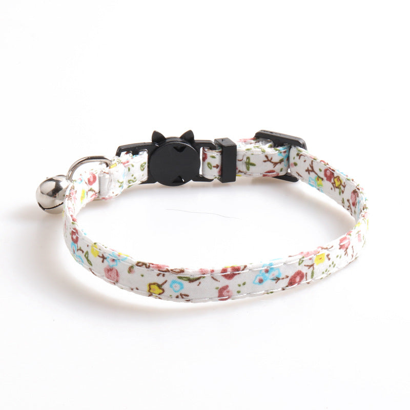 KFX-1307965 Comfortable Cotton Cat Collar - Soft Fabric for Your Feline Friend