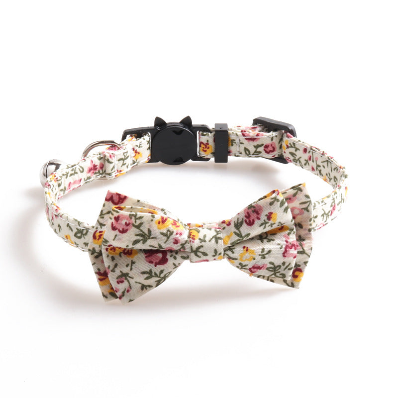 KFX-1307965 Comfortable Cotton Cat Collar - Soft Fabric for Your Feline Friend