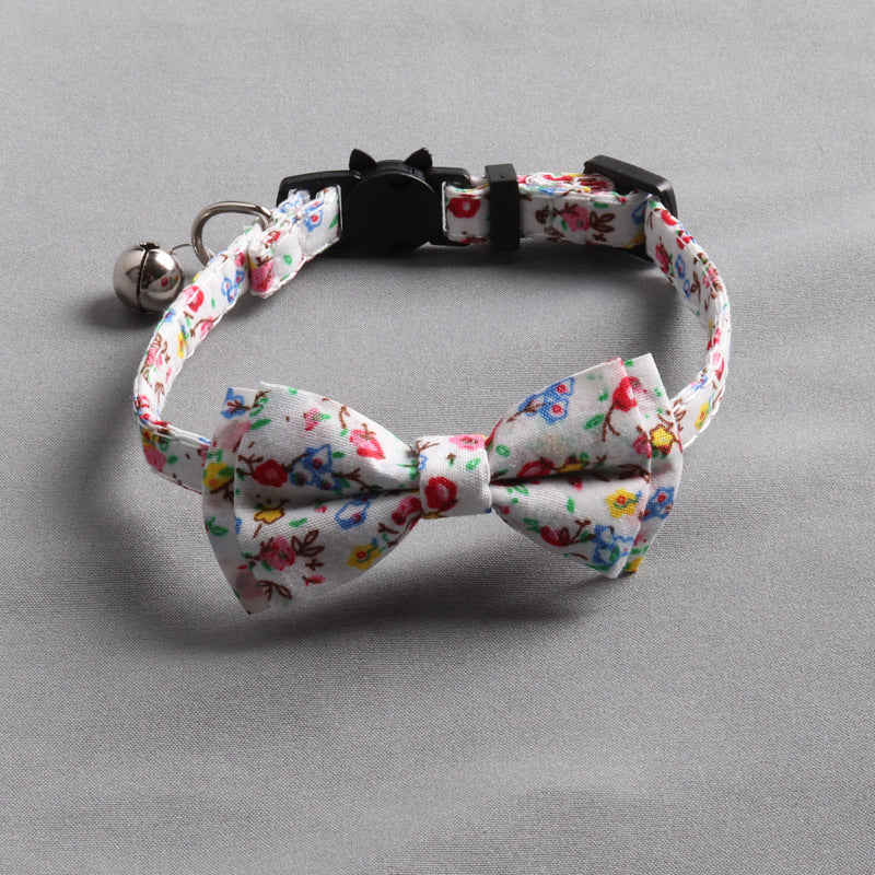 KFX-1307965 Comfortable Cotton Cat Collar - Soft Fabric for Your Feline Friend