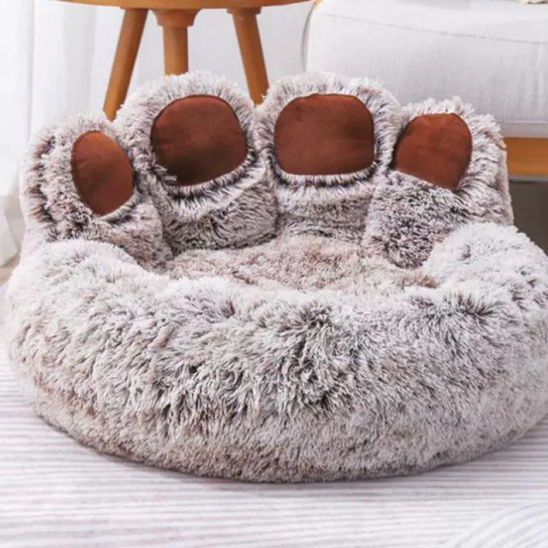 KFX-1310013 Fleece-Lined Dog Bed - Warm Sofa Mattress for Corgis, Golden Retrievers, and Medium to Large Breeds