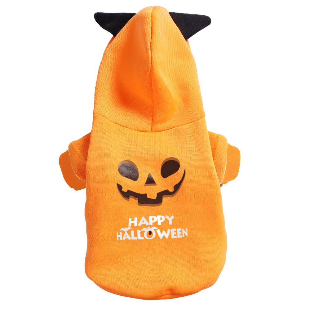 KFX-1310141 Cozy Halloween Pet Sweater - Adjustable Cotton Jacket for Dogs