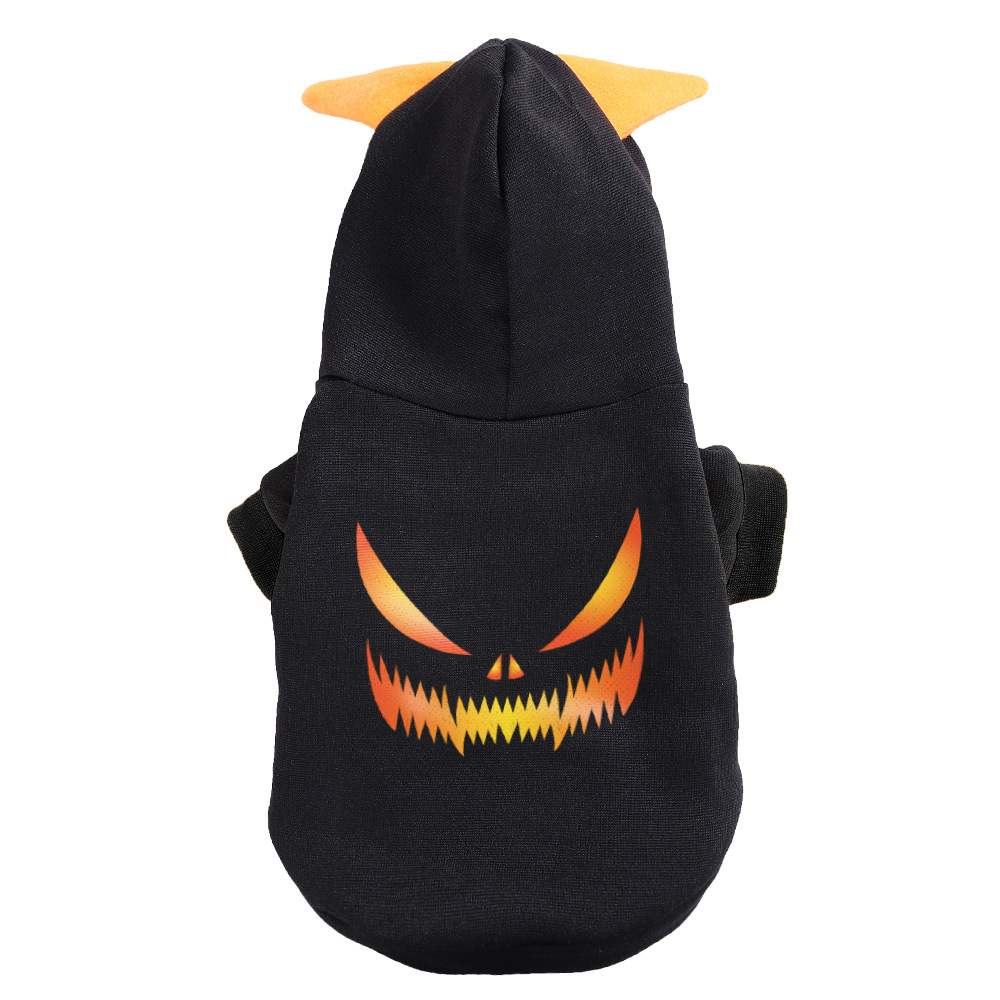 KFX-1310141 Cozy Halloween Pet Sweater - Adjustable Cotton Jacket for Dogs
