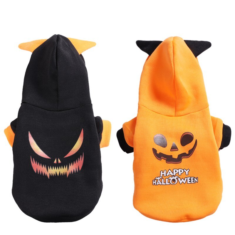 KFX-1310141 Cozy Halloween Pet Sweater - Adjustable Cotton Jacket for Dogs
