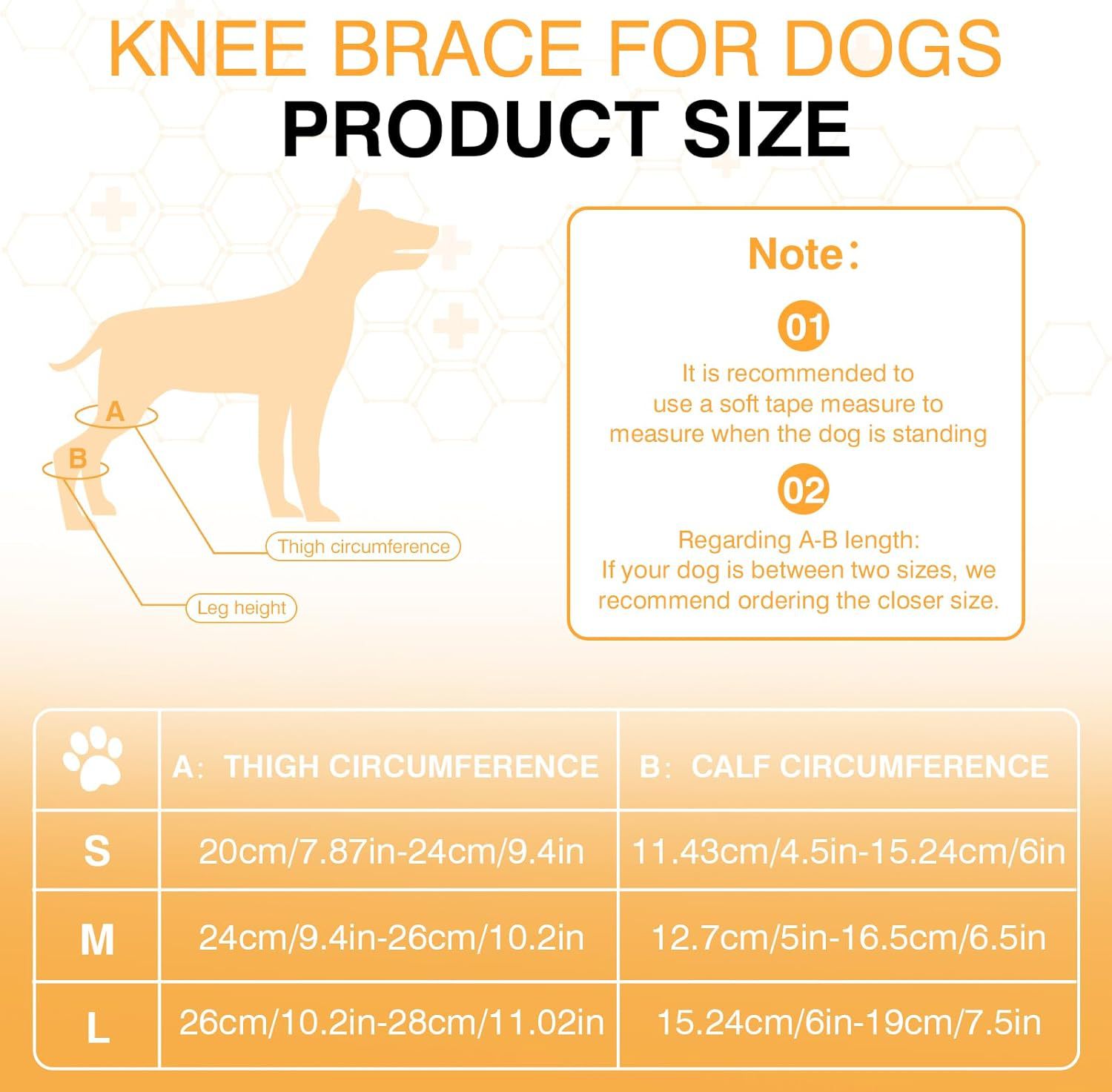 KFX-1313341 Dog Knee Brace with Auxiliary Belt for Joint Support and Protection