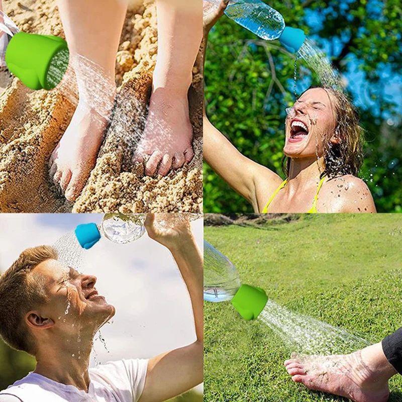 KFX-1313597 Portable Silicone Pet Shower Head for Easy Bathing and Cleaning