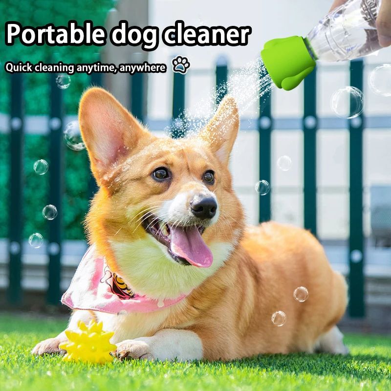 KFX-1313597 Portable Silicone Pet Shower Head for Easy Bathing and Cleaning