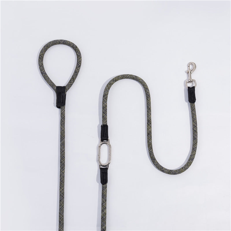 KFX-1315517 Diagonal Hands-Free Running Dog Leash with Explosion-Proof Chain for Large and Medium-Sized Dogs