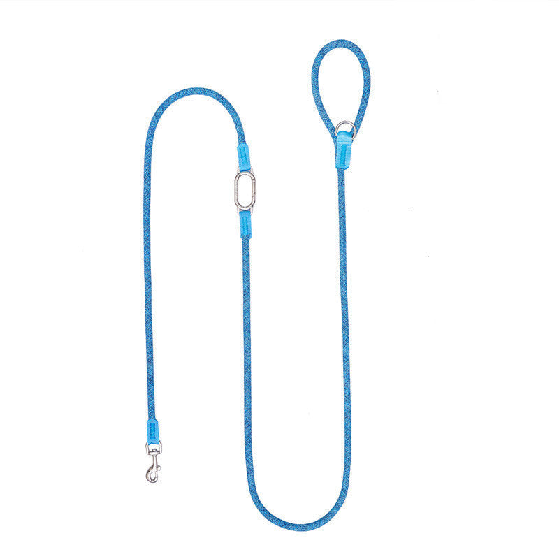 KFX-1315517 Diagonal Hands-Free Running Dog Leash with Explosion-Proof Chain for Large and Medium-Sized Dogs