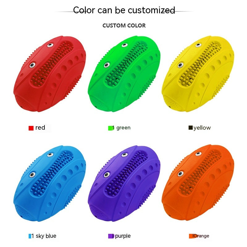 KFX-1320125 Natural Rubber Molar Pet Toy in Various Colors for Engaging Playtime