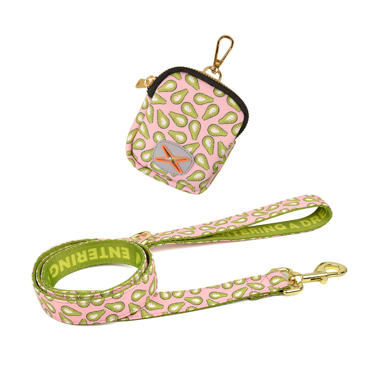 KFX-1321277 Pet Hand Holding Rope with Garbage Container in Multiple Colors