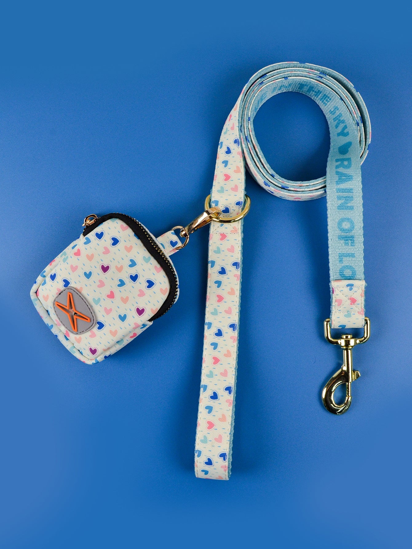 KFX-1321277 Pet Hand Holding Rope with Garbage Container in Multiple Colors