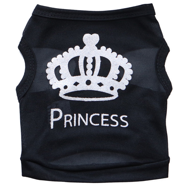 KFX-1322045 Breathable Polyester Puppy Vest - Comfortable Casual Pet Clothing for Small Dogs