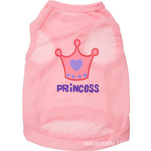 KFX-1322045 Breathable Polyester Puppy Vest - Comfortable Casual Pet Clothing for Small Dogs