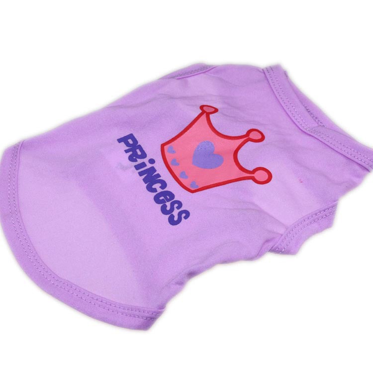 KFX-1322045 Breathable Polyester Puppy Vest - Comfortable Casual Pet Clothing for Small Dogs
