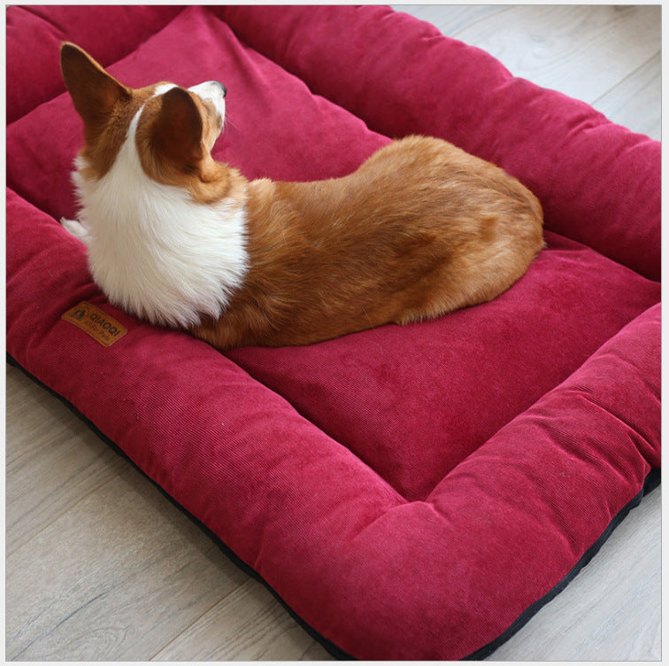 KFX-1323325 Washable Cotton Pad Pet Sleeping Mat - Removable, Available in S, M, L, XL
