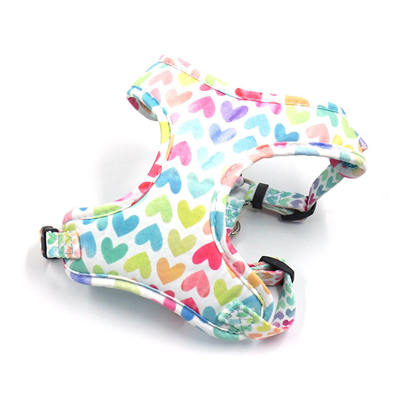 KFX-1326525 Pet Safety Set: Collar, Leash, Bow, Harness, and Trash Bags for Small to Extra Large Dogs