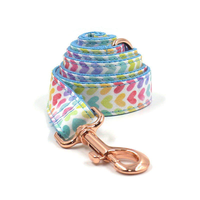 KFX-1326525 Pet Safety Set: Collar, Leash, Bow, Harness, and Trash Bags for Small to Extra Large Dogs