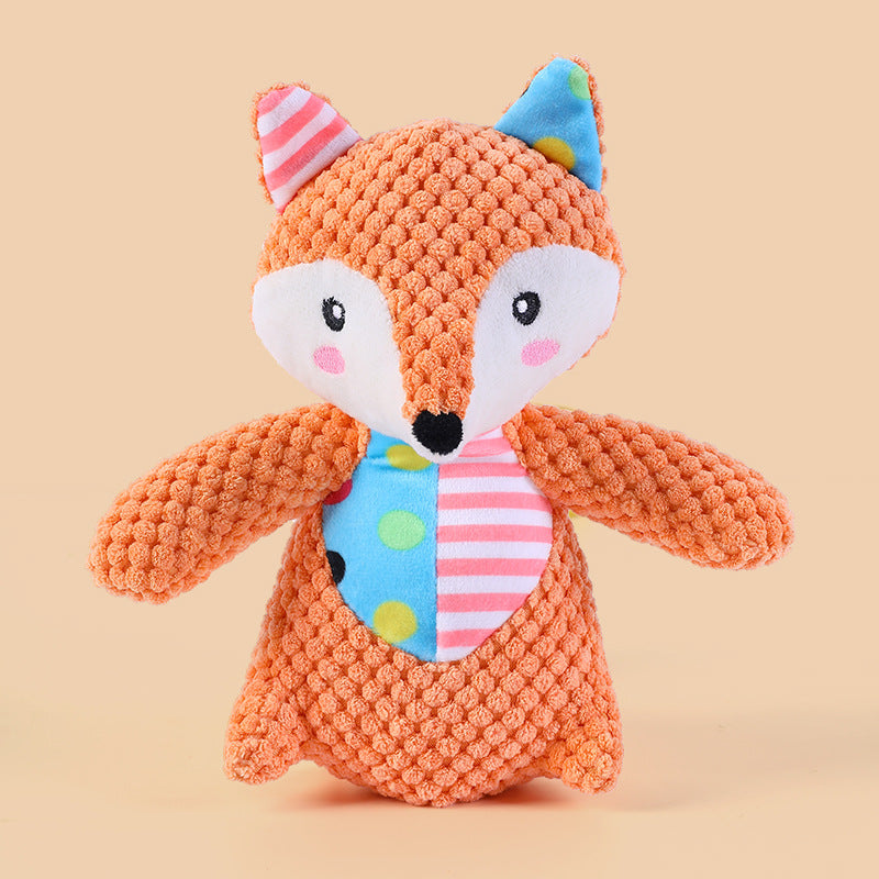 KFX-1330493 Plush Squeaky Dog Toy for Small and Large Dogs - Bite Resistant Chew Toy with Sound