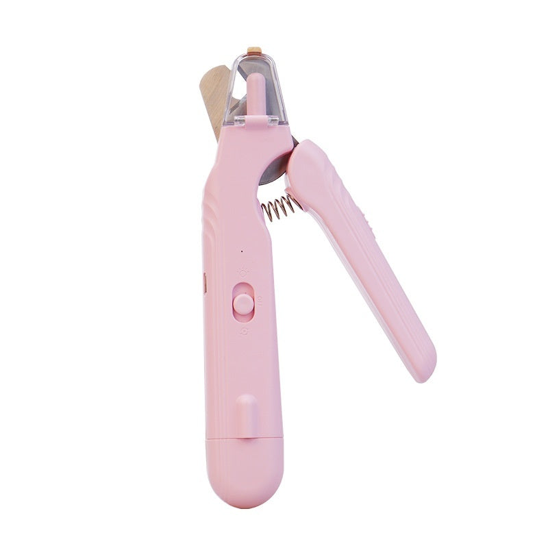 KFX-1331005 2-in-1 Pet Nail Clipper and Grinder with LED Light for Dogs and Cats - Safe Nail Trimming Tool