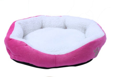 KFX-1331261 Cozy Cashmere Dog Kennel with Soft Sides, 50cm x 40cm, Portable Pet Bed