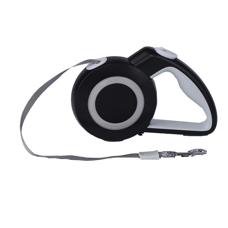 KFX-1332797 Automatic Retractable Traction Rope for Dogs and Cats - 5 Meters, ABS Material