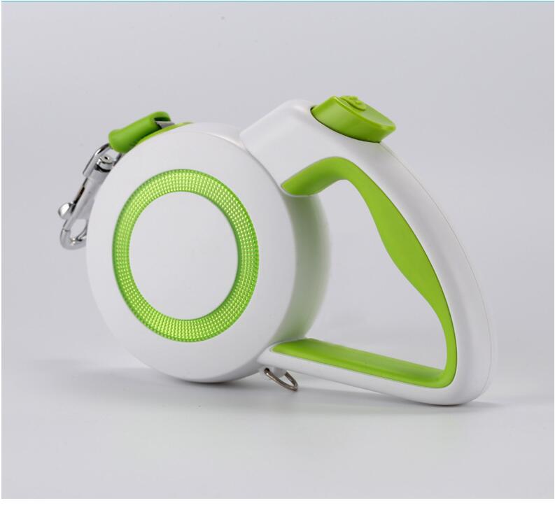 KFX-1332797 Automatic Retractable Traction Rope for Dogs and Cats - 5 Meters, ABS Material