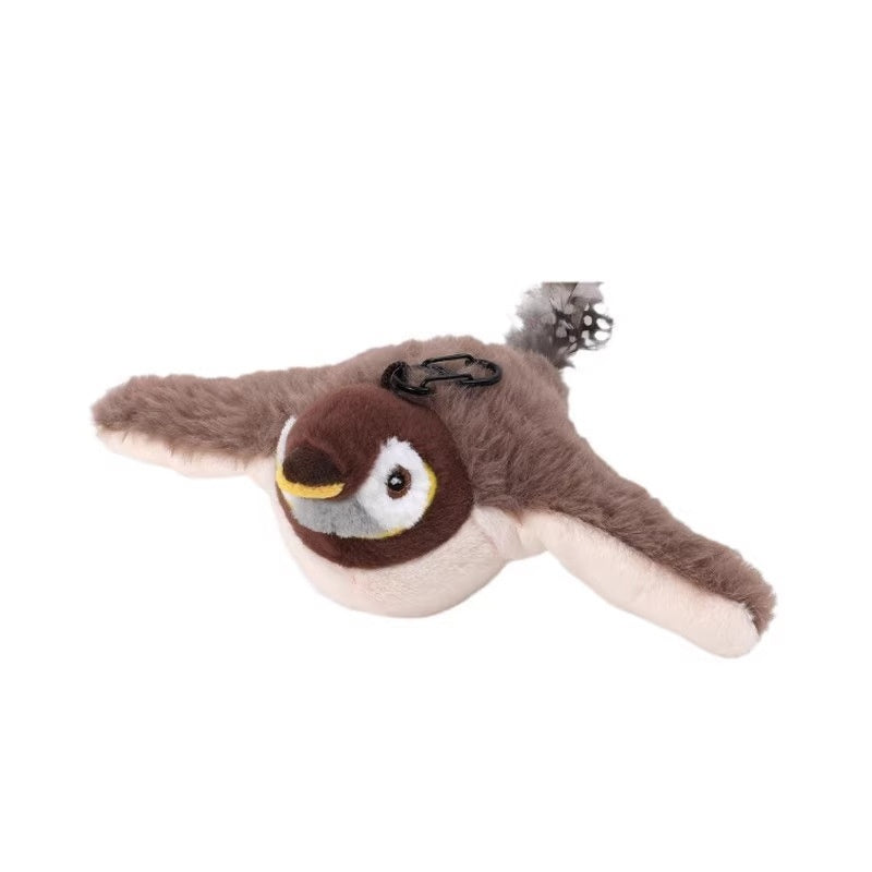 KFX-1333821 Vibrating Plush Cat Toy with Sound Sensation - Assorted Bird Designs