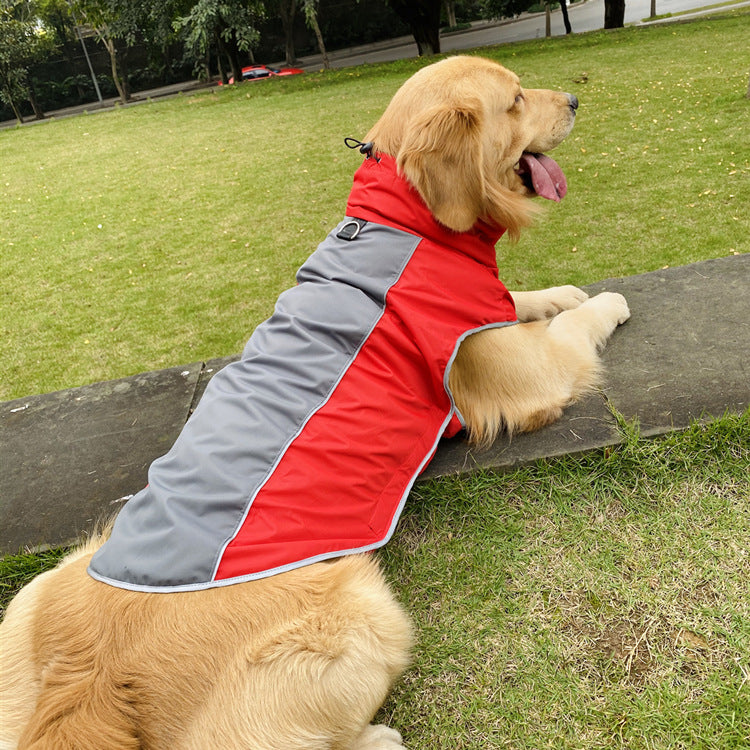 KFX-1335357 Reflective Winter Outdoor Sports Jacket for Pets - Windproof and Warm, Versatile for Training and Night Travel