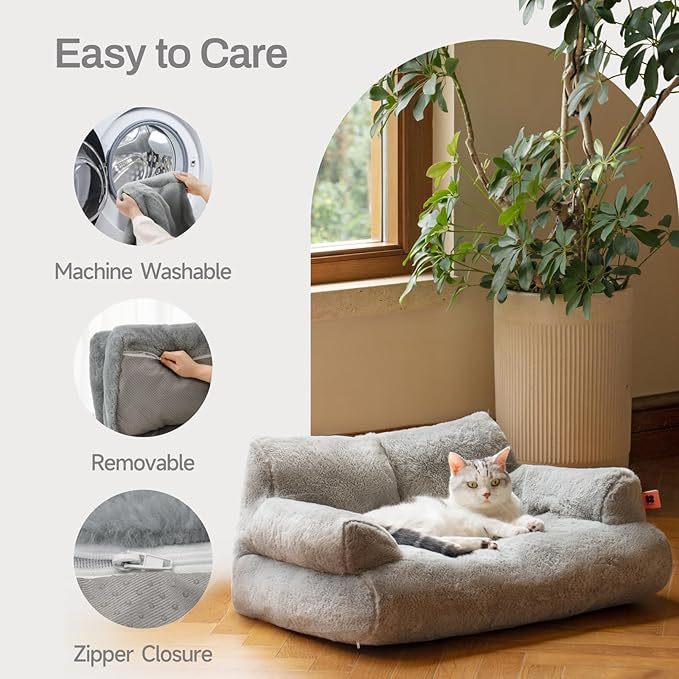 KFX-1337021 Super Soft Pet Sofa Mattress for Dogs - Available in Dark Gray and Camel