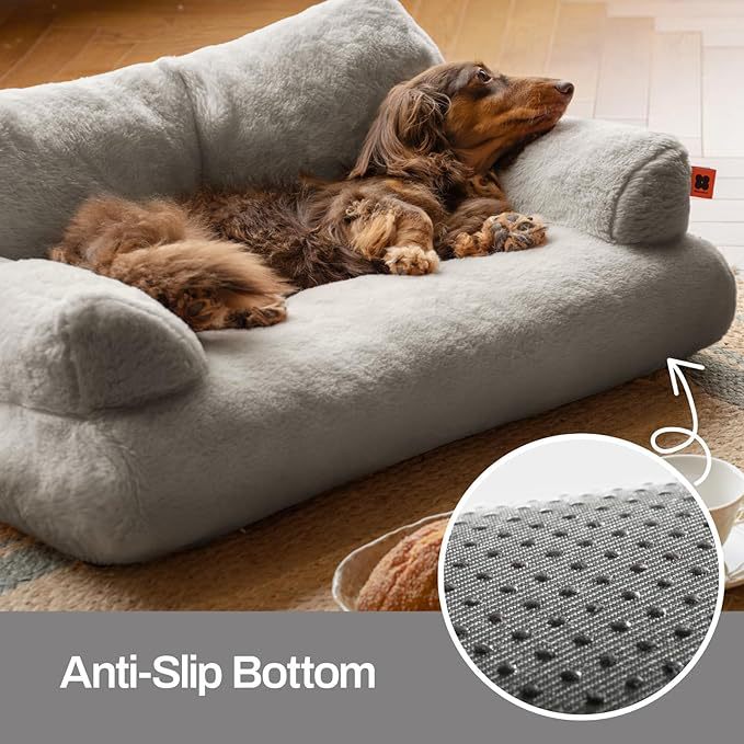 KFX-1337021 Super Soft Pet Sofa Mattress for Dogs - Available in Dark Gray and Camel