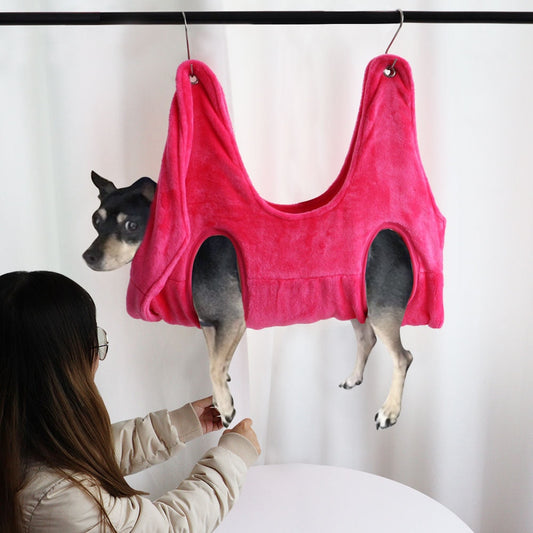 KFX-1342909 Pet Grooming Hammock for Easy Nail Trimming - Available in Three Sizes