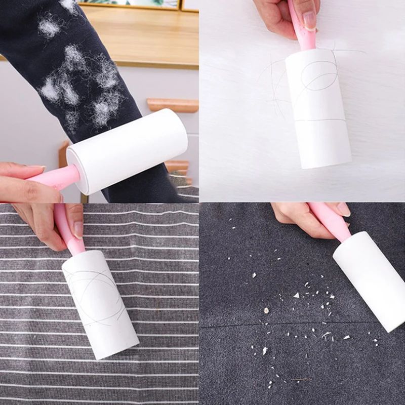 KFX-1344317 Pet Hair Remover Lint Roller Refills for Clothes, Sofas, and Fabrics - Replaceable Sticky Cleaning Accessory