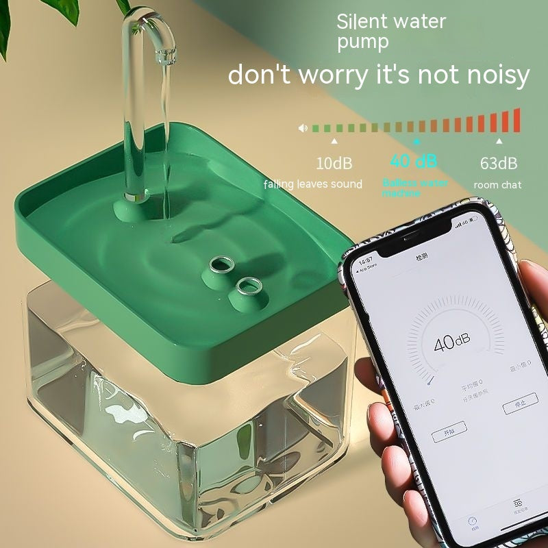 KFX-1344573 Pet Water Fountain with Mute Circulation and Leak-Proof Design for Fresh Drinking Water