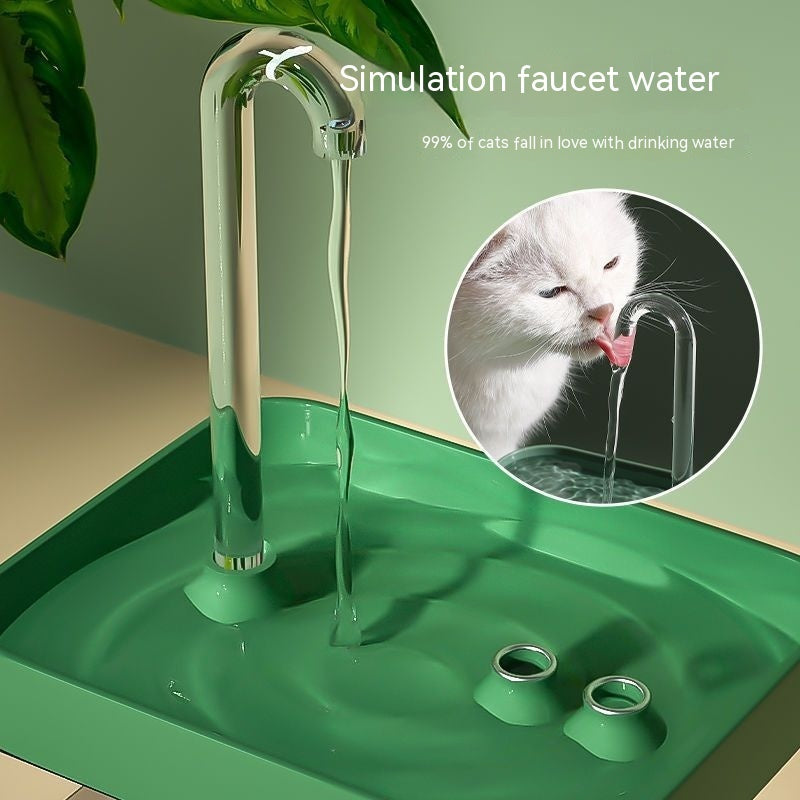 KFX-1344573 Pet Water Fountain with Mute Circulation and Leak-Proof Design for Fresh Drinking Water