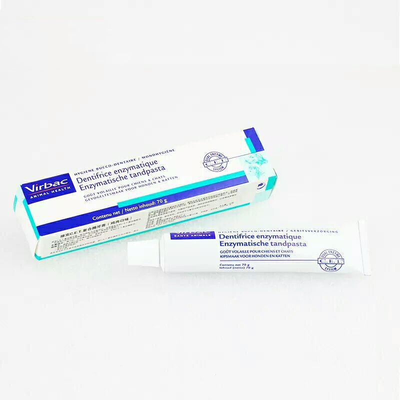 KFX-1346365 Chicken Flavor Toothpaste for Dogs and Cats - 70g for Effective Oral Care