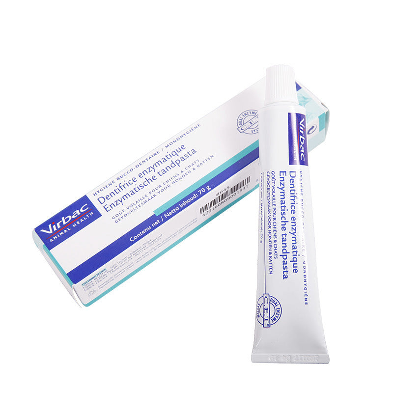 KFX-1346365 Chicken Flavor Toothpaste for Dogs and Cats - 70g for Effective Oral Care