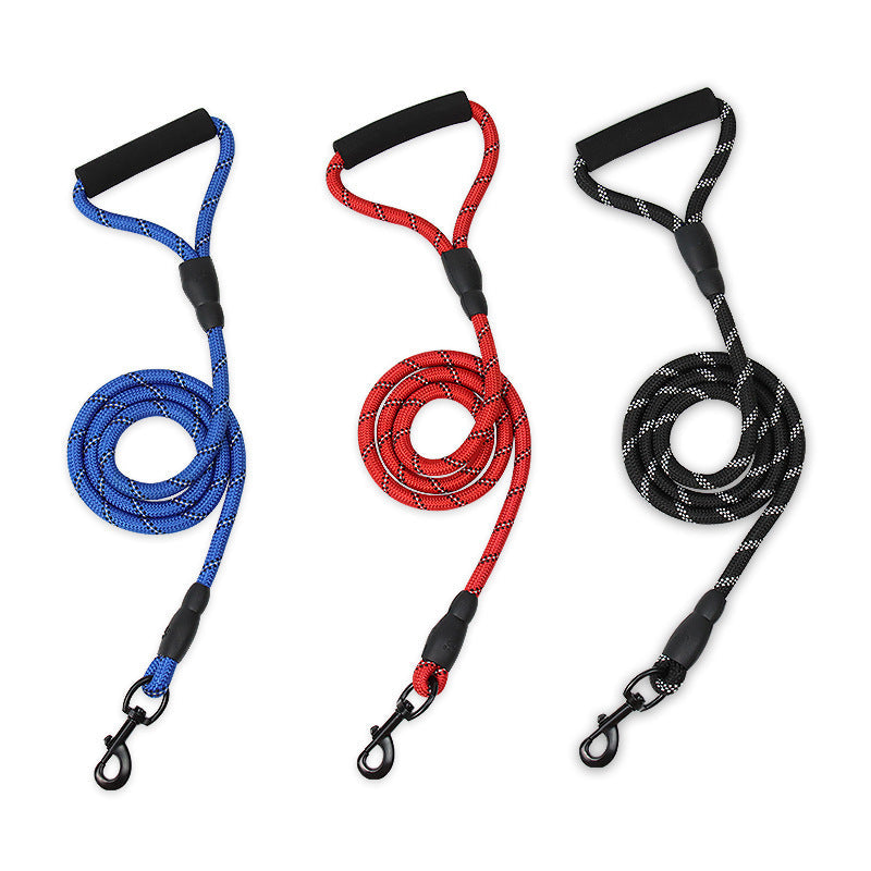 KFX-1347773 Adjustable Pet Chest Strap Traction Rope for Dogs - Available in Blue, Black, Red, Multiple Sizes