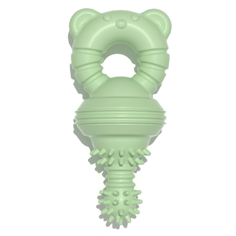 KFX-1351741 Durable Teeth Cleaning Rubber Chew Toy for Dogs and Cats - Ideal for Aggressive Chewers