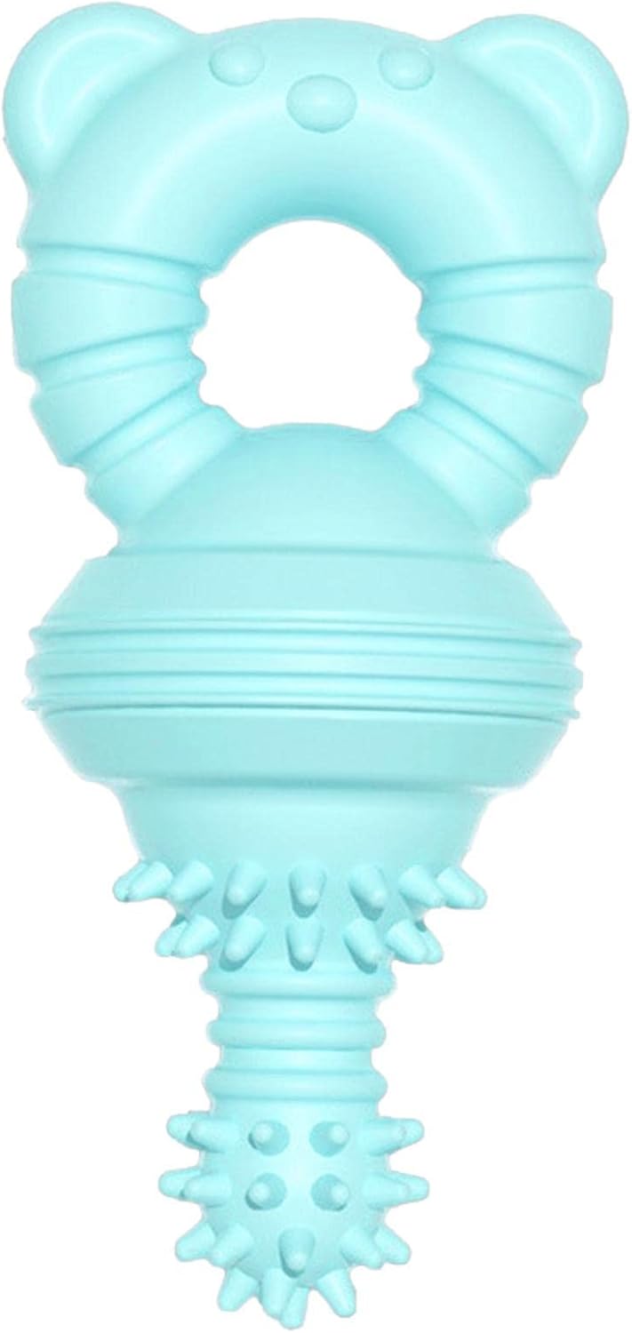 KFX-1351741 Durable Teeth Cleaning Rubber Chew Toy for Dogs and Cats - Ideal for Aggressive Chewers