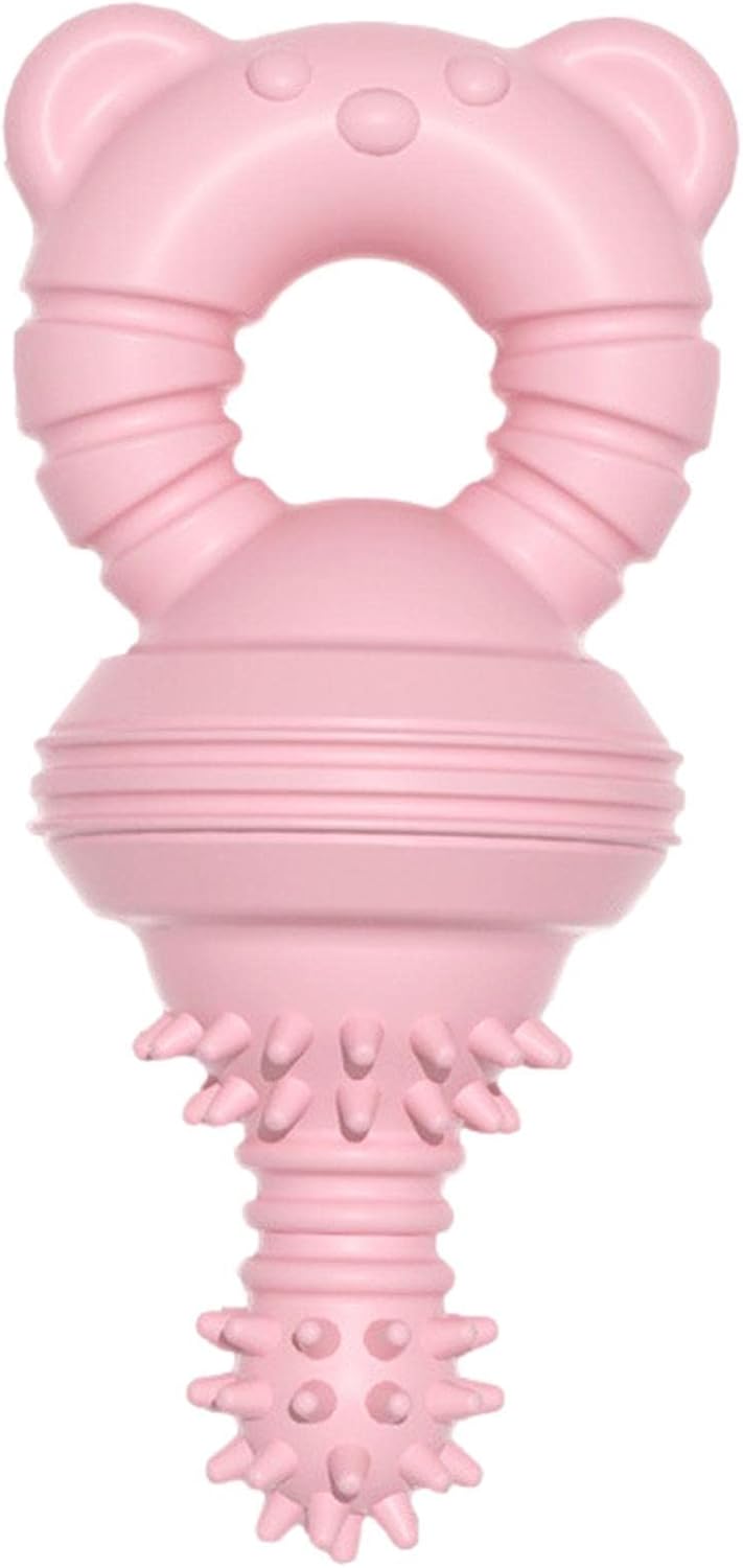 KFX-1351741 Durable Teeth Cleaning Rubber Chew Toy for Dogs and Cats - Ideal for Aggressive Chewers