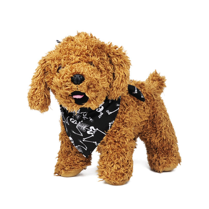KFX-1351869 Pet Drool Towel for Neck Sizes 25-48cm - Soft Cloth Accessory 48x48x70cm