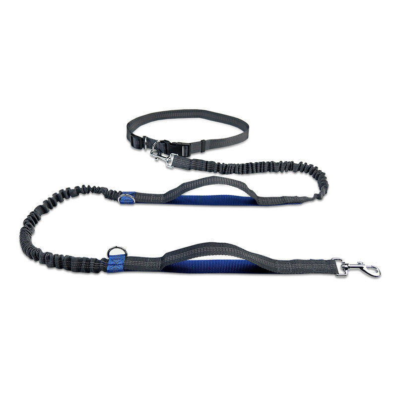 KFX-1354045 Reflective Telescopic Dog Leash with Adjustable Traction Belt in Multiple Colors