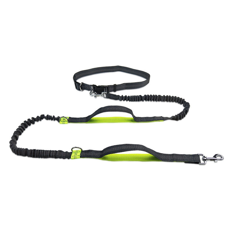 KFX-1354045 Reflective Telescopic Dog Leash with Adjustable Traction Belt in Multiple Colors