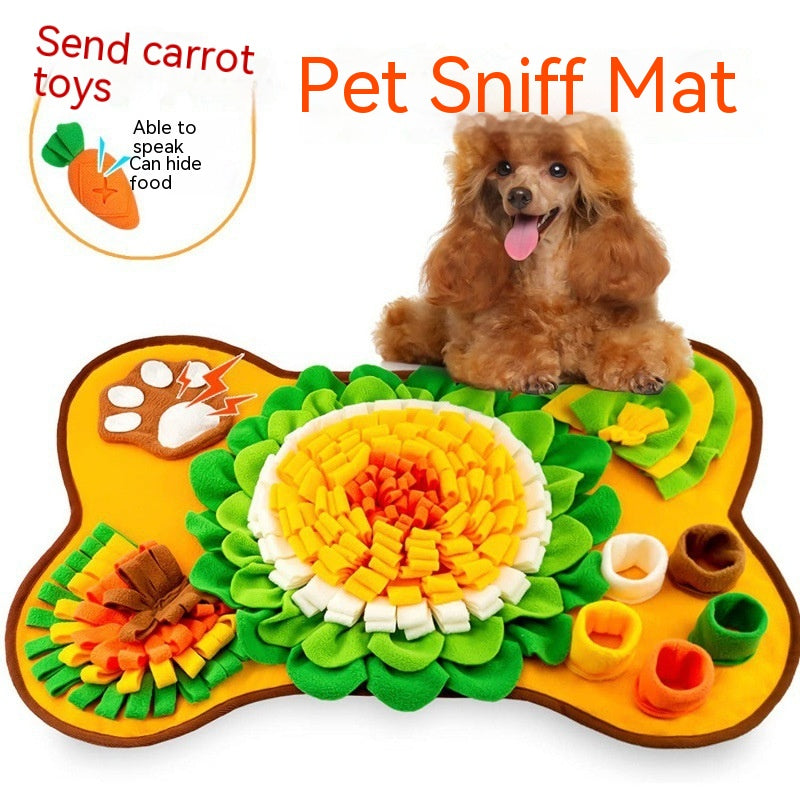 KFX-1355069 Pet Smell Training Pad for Dogs in Bone Yellow and Gray - Polar Fleece, 64 x 43 cm