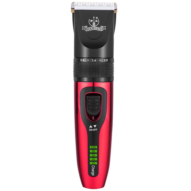 KFX-1355837 Rechargeable Hair Cutting Clipper for Adults and Children with Titanium Ceramic Blade and USB Charging