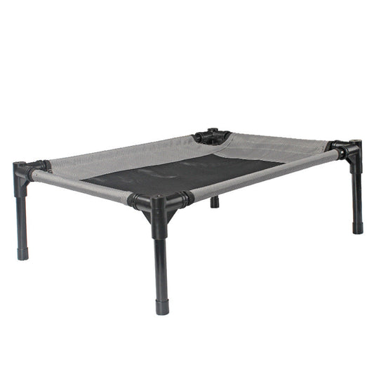 KFX-1358653 Portable Outdoor Dog Bed with Waterproof Oxford Cloth and Steel Frame - Ideal for Camping and Travel