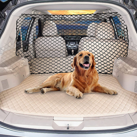 KFX-1364797 Pet Isolation Mesh Net for Car Trunk – 120cm x 70cm Protective Barrier